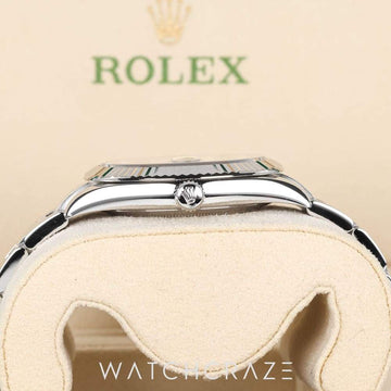 2023 ROLEX DATEJUST OYSTER FLUTED BEZEL BLUE DIAL 41MM 126334