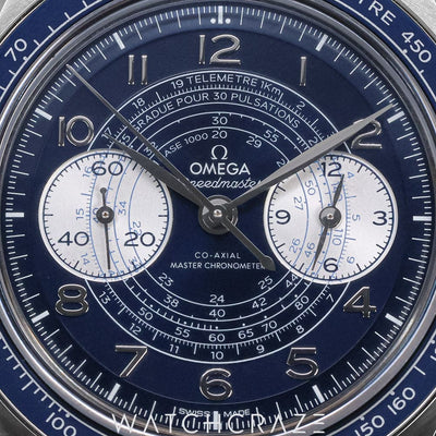 2022 OMEGA SPEEDMASTER CHRONOSCOPE BLUE DIAL 43MM 329.30.43.51.03.001