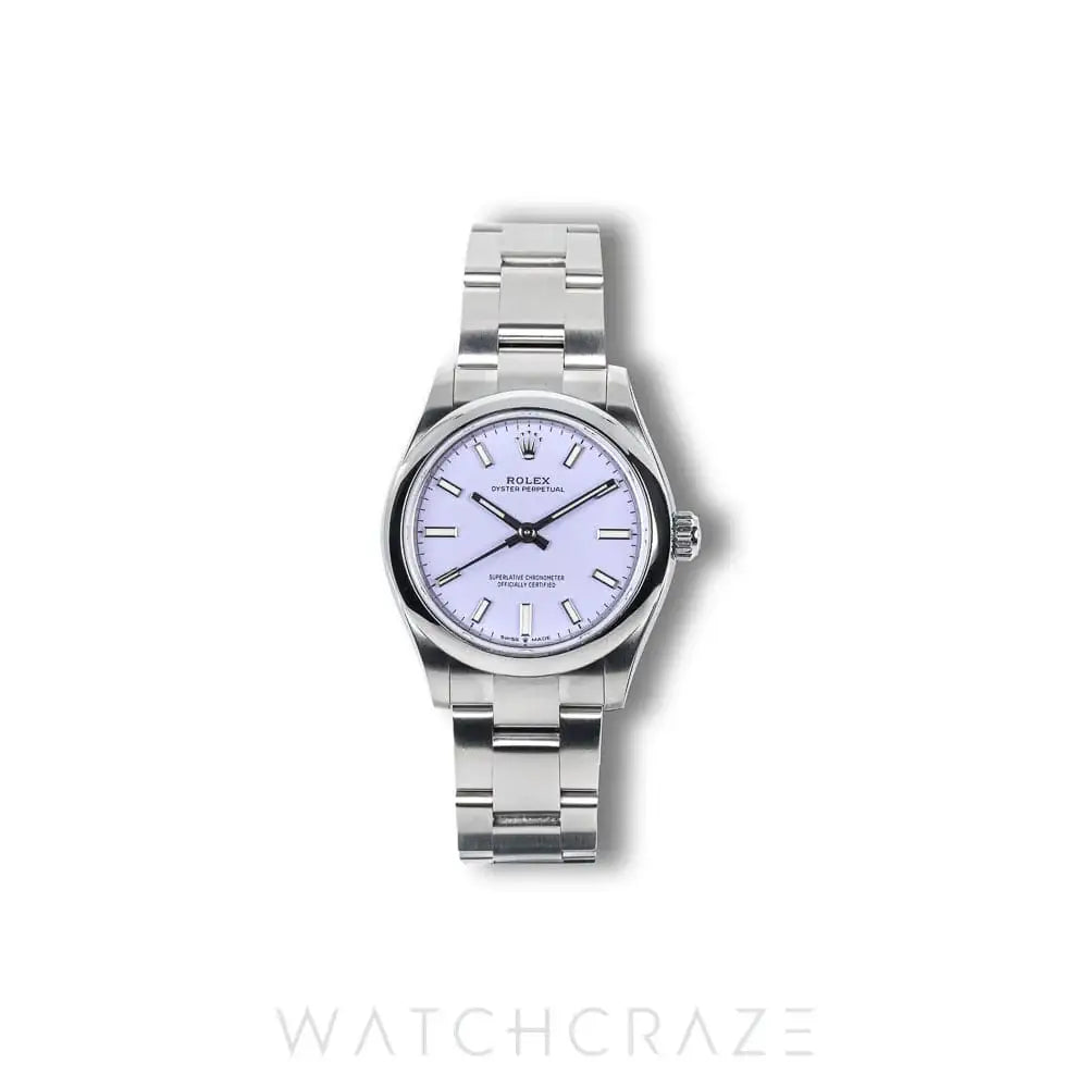 2025 ROLEX OYSTER PERPETUAL PURPLE DIAL 31MM 277200