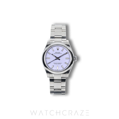 2025 ROLEX OYSTER PERPETUAL PURPLE DIAL 31MM 277200