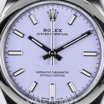 2025 ROLEX OYSTER PERPETUAL PURPLE DIAL 31MM 277200