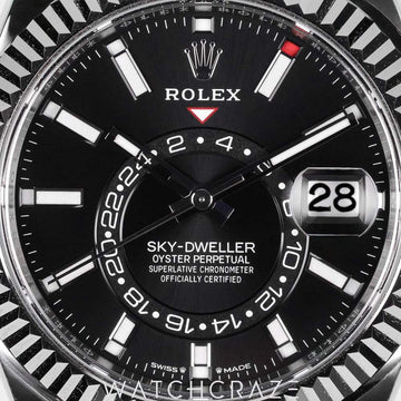 2026 ROLEX SKY-DWELLER BLACK DIAL 42MM 336934