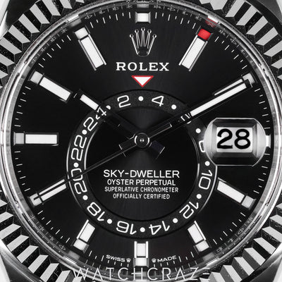 2026 ROLEX SKY-DWELLER BLACK DIAL 42MM 336934