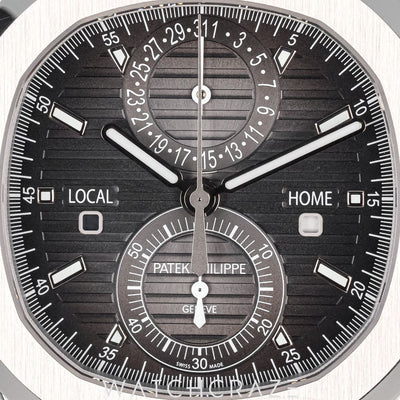 2020 PATEK PHILIPPE NAUTILUS TRAVEL TIME CHRONOGRAPH GREY DIAL 40MM 5990/1A-001