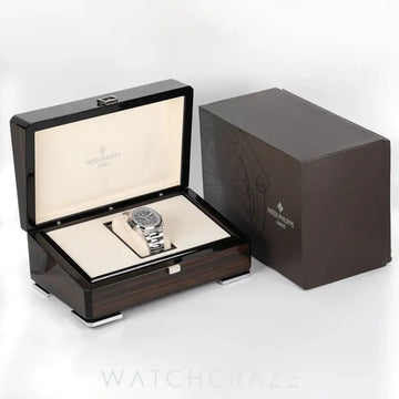 2020 PATEK PHILIPPE NAUTILUS TRAVEL TIME CHRONOGRAPH GREY DIAL 40MM 5990/1A-001