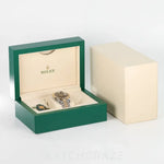 2022 ROLEX DATEJUST TWO TONE YELLOW GOLD AND STEEL BLACK DIAL DIAMOND MARKERS 41MM 126333