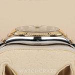2022 ROLEX DATEJUST TWO TONE YELLOW GOLD AND STEEL BLACK DIAL DIAMOND MARKERS 41MM 126333