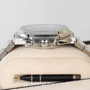 2020 PATEK PHILIPPE NAUTILUS TRAVEL TIME CHRONOGRAPH GREY DIAL 40MM 5990/1A-001