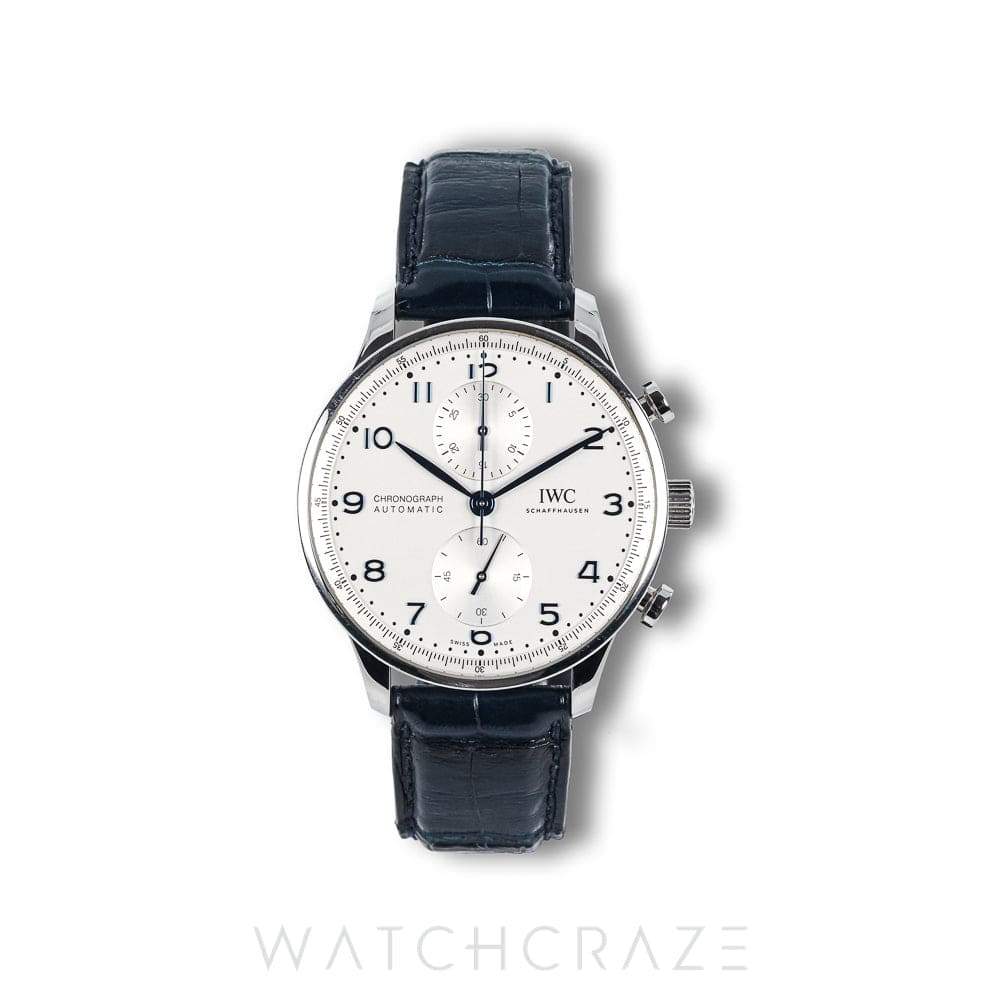2022 IWC PORTUGIESER CHRONOGRAPH SILVER DIAL 41MM IW371605