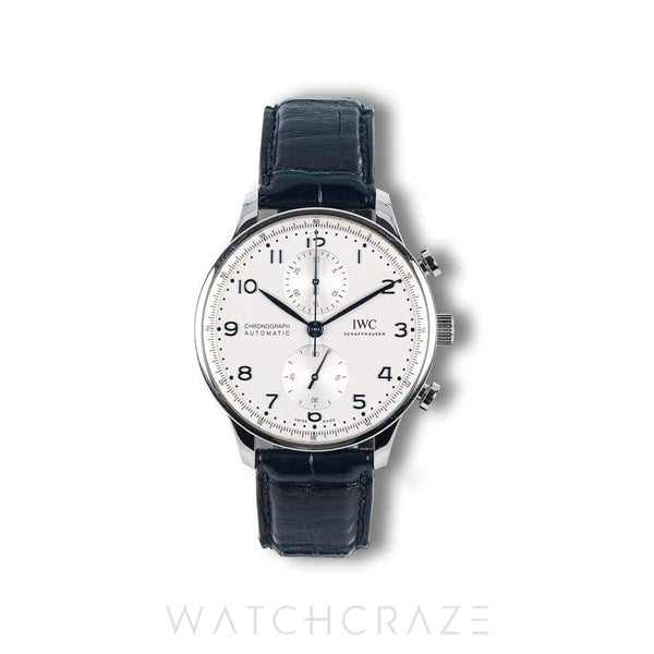 2022 IWC PORTUGEISER CHRONOGRAPH SILVER DIAL 41MM IW371605
