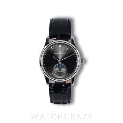 JAEGER LE-COULTRE MASTER ULTRA THIN MOON BLACK DIAL 39MM Q1368471