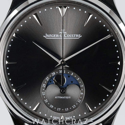 JAEGER LE-COULTRE MASTER ULTRA THIN MOON BLACK DIAL 39MM Q1368471