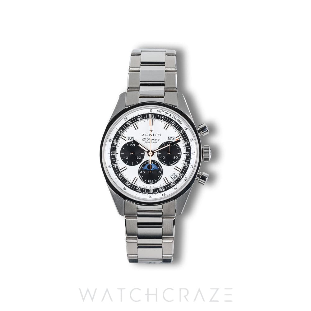2023 ZENITH CHRONOMASTER ORIGINAL TRIPLE CALENDAR STEEL SILVER DIAL 38MM 03.3400.3610/39.C910