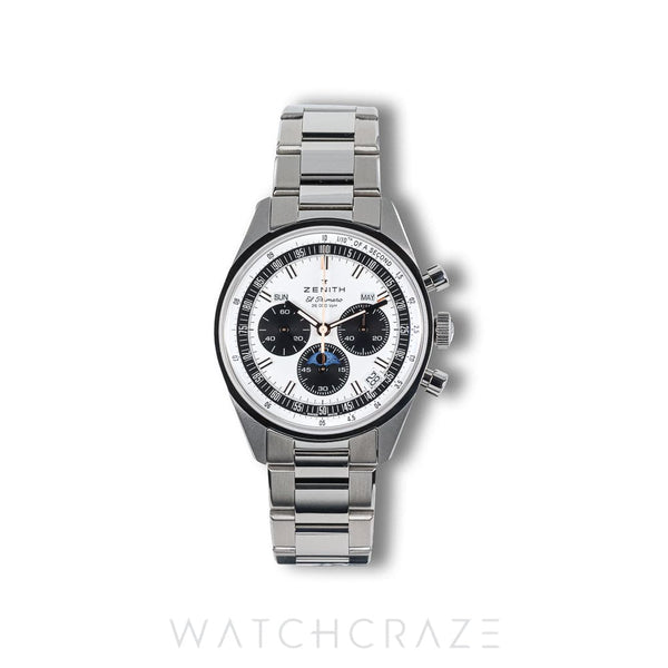 2023 ZENITH CHORONOMASTER ORIGINAL TRIPLE CALENDAR STEEL SILVER DIAL 38MM 03.3400.3610/39.C910