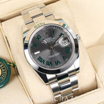 2024 ROLEX DATEJUST WIMBLEDON DIAL 41MM 126300