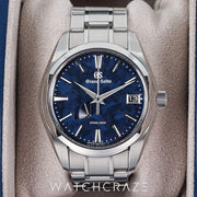 2024 GRAND SEIKO HERITAGE COLLECTION ONLINE EXCLUSIVE KATSUIRO INDIGO SPRING DRIVE 41MM SBGA469