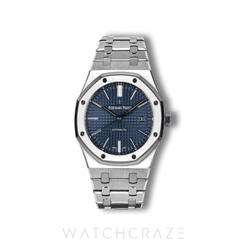 2015 AUDEMARS PIGUET ROYAL OAK BLUE DIAL 41MM 15400ST.OO.1220ST.01