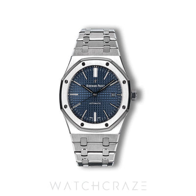 2015 AUDEMARS PIGUET ROYAL OAK BLUE DIAL 41MM 15400ST.OO.1220ST.01