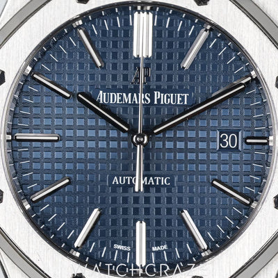 2015 AUDEMARS PIGUET ROYAL OAK BLUE DIAL 41MM 15400ST.OO.1220ST.01