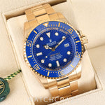 2024 ROLEX DEEPSEA YELLOW GOLD BLUE DIAL 136668LB