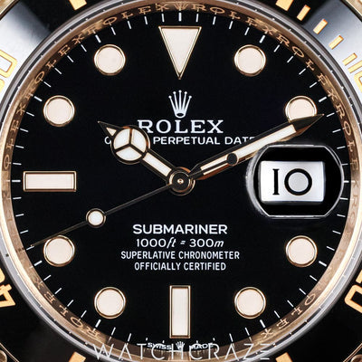 2025 ROLEX SUBMARINER DATE YELLOW GOLD 41MM 126618LN