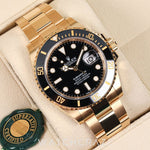 2025 ROLEX SUBMARINER DATE YELLOW GOLD 41MM 126618LN