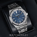 2015 AUDEMARS PIGUET ROYAL OAK BLUE DIAL 41MM 15400ST.OO.1220ST.01