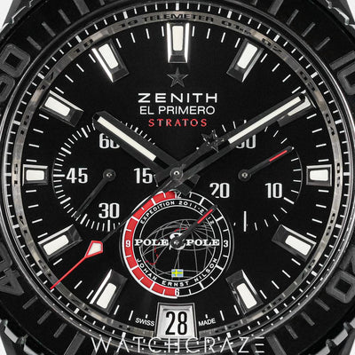 2013 ZENITH EL PRIMERO STRATOS FLYBACK LIMITED EDITION 45MM 24.2062.405/27.C707