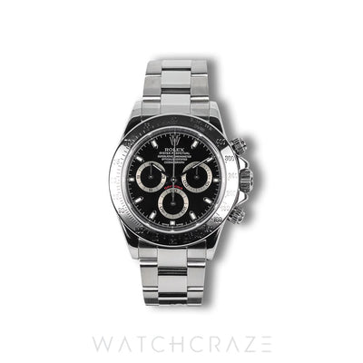 2004 ROLEX COSMOGRAPH DAYTONA BLACK DIAL 40MM 116520