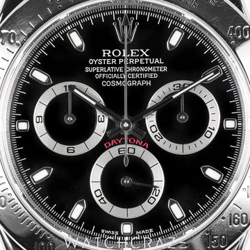 2004 ROLEX COSMOGRAPH DAYTONA BLACK DIAL 40MM 116520