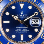 2024 ROLEX SUBMARINER YELLOW GOLD BLUE DIAL 'BLUSEY' 41MM 126618LB