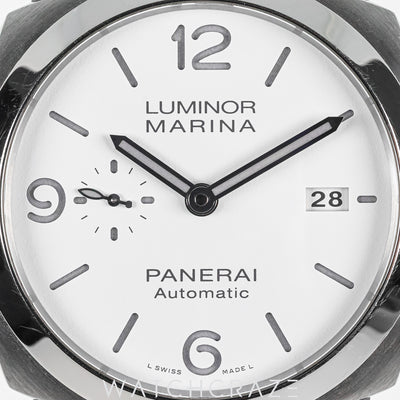 2022 PANERAI LUMINOR MARINA WHITE DIAL 44MM PAM01314