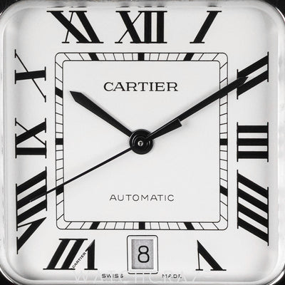 2025 CARTIER SANTOS DE CARTIER WHITE 39.8 X 47.5MM WSSA0018