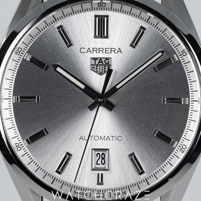 2024 TAG HEUER CARRERA SILVER DIAL 39MM WBN2111.FC6505