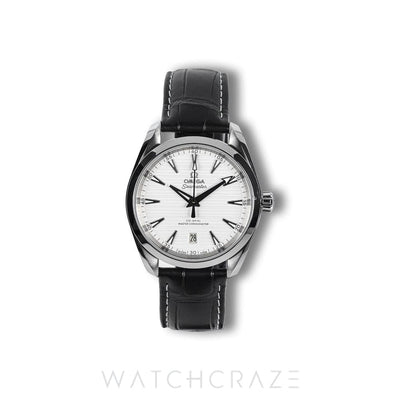 OMEGA SEAMASTER AQUA TERRA WHITE DIAL 38MM 220.10.38.20.02.001