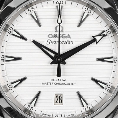 OMEGA SEAMASTER AQUA TERRA WHITE DIAL 38MM 220.10.38.20.02.001