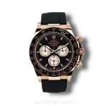 2023 ROLEX DAYTONA COSMOGRAPH ROSE GOLD BLACK DIAL 40MM 126515LN