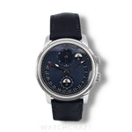 PARMIGIANI FLEURIER TORIC HEMISPHERES RETROGRADE STEEL BLUE PFC901-1020001-300182