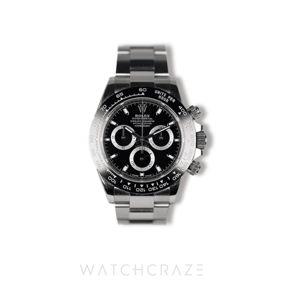 2021 ROLEX DAYTONA COSMOGRAPH BLACK DIAL 40MM 116500LN