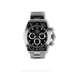2021 ROLEX DAYTONA COSMOGRAPH BLACK DIAL 40MM 116500LN