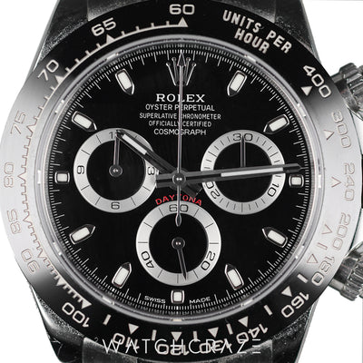 2021 ROLEX DAYTONA COSMOGRAPH BLACK DIAL 40MM 116500LN