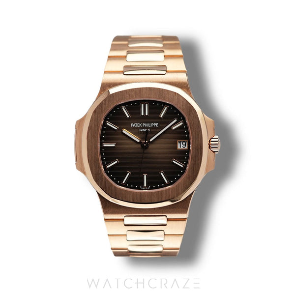 2016 PATEK PHILIPPE NAUTILUS ROSE GOLD 40MM 5711/1R-001