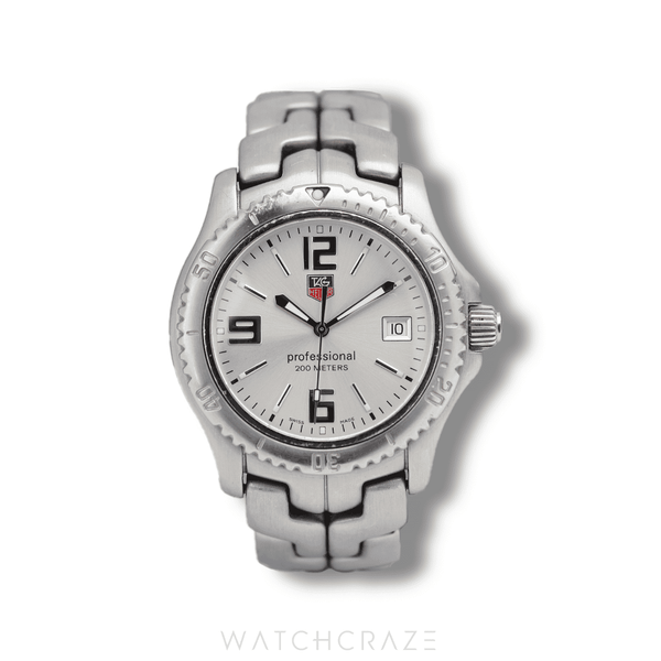 TAG HEUER PROFESSIONAL LINK SILVER DIAL 34MM WK1112-0