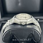 2017 AUDEMARS PIGUET ROYAL OAK WHITE DIAL 37MM 15450ST