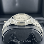 2017 AUDEMARS PIGUET ROYAL OAK WHITE DIAL 37MM 15450ST