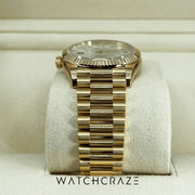 2023 ROLEX DAY-DATE 36 MOTHER OF PEARL DIAL DIAMOND MARKERS 128238