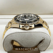 2022 ROLEX SUBMARINER YELLOW GOLD 41MM BLACK 126618LN