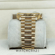 2023 ROLEX DAY-DATE 36MM CHAMPAGNE DIAL DIAMOND MARKERS 128238