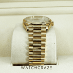 2023 ROLEX DAY-DATE 36 MOTHER OF PEARL DIAL DIAMOND MARKERS 128238