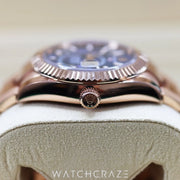 2024 ROLEX SKY-DWELLER 18K ROSE GOLD BLUE DIAL 42MM 336935